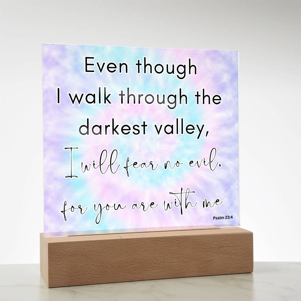 Tie Dye Bible Verse LED light, Favorite Bible Verse Gift, Christian Home Decor, Faith Based Decor, Religious LED Night Light , New Home Gift, Christmas Gift Christian Acrylic Plaque