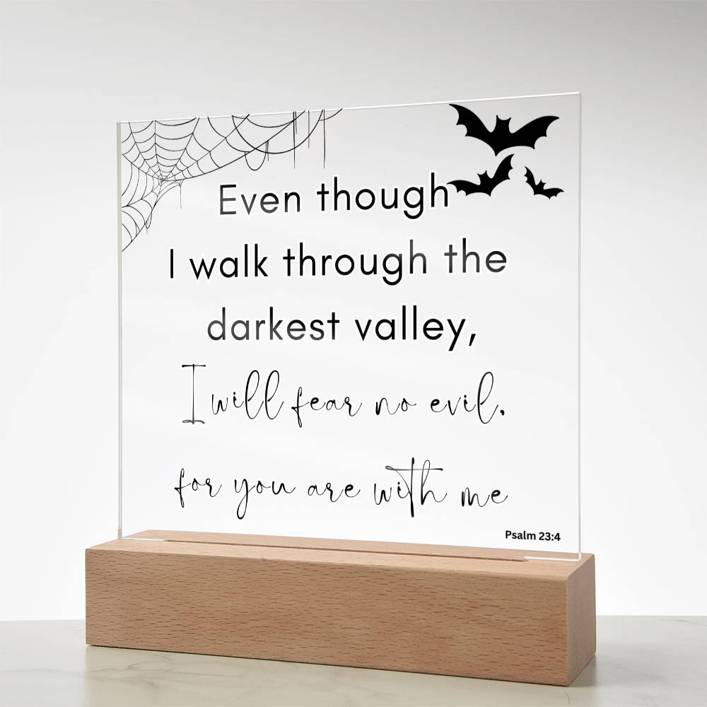 Bible Verse LED light, Favorite Bible Verse Gift, Christian Home Decor, Faith Based Decor, Religious LED Night Light , New Home Gift, Christmas Gift Christian Acrylic Plaque