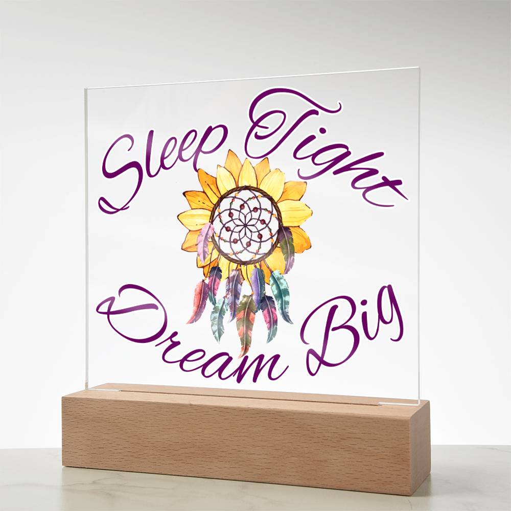 Magical Dreamcatcher Acrylic Night Light for Kids - Chase Dreams with Light