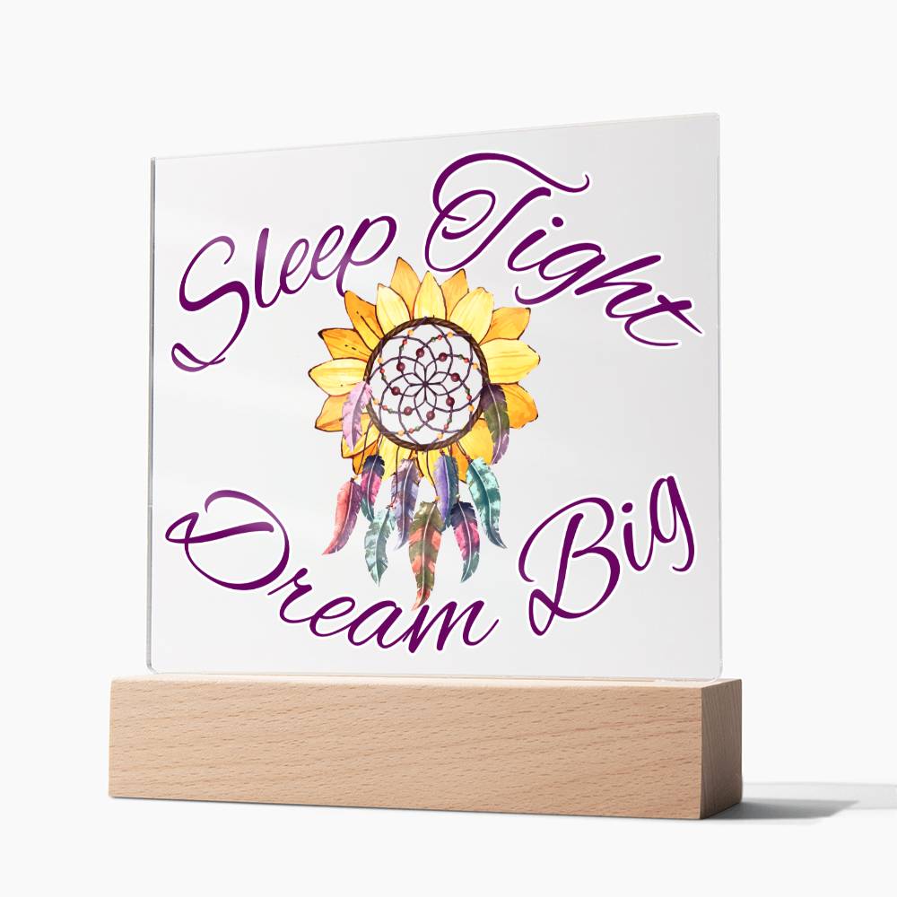 Magical Dreamcatcher Acrylic Night Light for Kids - Chase Dreams with Light
