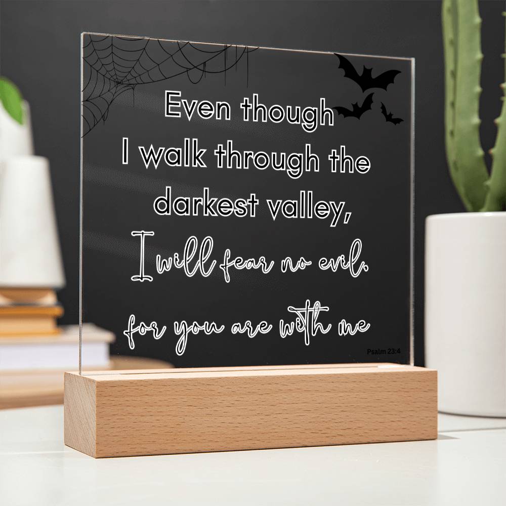Bible Verse LED light, Favorite Bible Verse Gift, Christian Home Decor, Faith Based Decor, Religious LED Night Light , New Home Gift, Christmas Gift Christian Acrylic Plaque