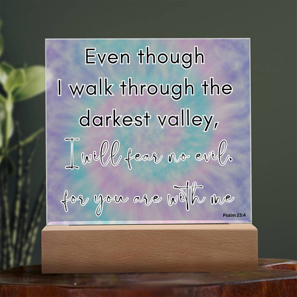 Tie Dye Bible Verse LED light, Favorite Bible Verse Gift, Christian Home Decor, Faith Based Decor, Religious LED Night Light , New Home Gift, Christmas Gift Christian Acrylic Plaque