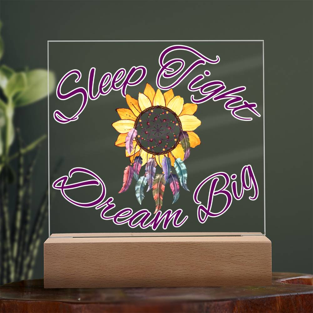 Magical Dreamcatcher Acrylic Night Light for Kids - Chase Dreams with Light