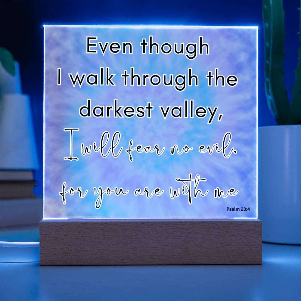Tie Dye Bible Verse LED light, Favorite Bible Verse Gift, Christian Home Decor, Faith Based Decor, Religious LED Night Light , New Home Gift, Christmas Gift Christian Acrylic Plaque