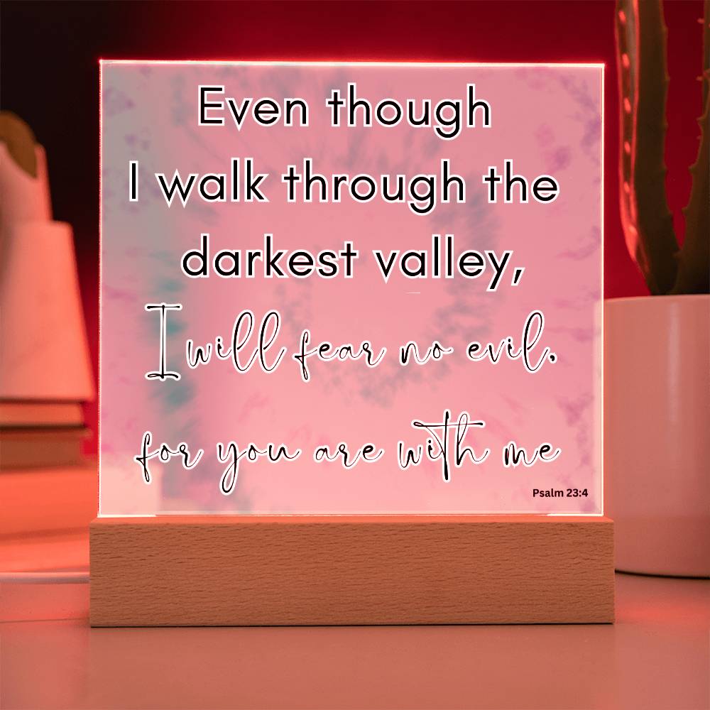 Tie Dye Bible Verse LED light, Favorite Bible Verse Gift, Christian Home Decor, Faith Based Decor, Religious LED Night Light , New Home Gift, Christmas Gift Christian Acrylic Plaque