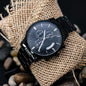"Time may pass, but my love for you will never fade" Chronograph Watch, ,Groomsmen Watch,Mens Watch,Boyfriend Gift for Men,Wedding Anniversary Gift for Him