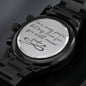 "Time may pass, but my love for you will never fade" Chronograph Watch, ,Groomsmen Watch,Mens Watch,Boyfriend Gift for Men,Wedding Anniversary Gift for Him