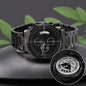 My Hero Dad - Engraved Black Chronograph Watch
