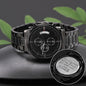 "Time may pass, but my love for you will never fade" Chronograph Watch, ,Groomsmen Watch,Mens Watch,Boyfriend Gift for Men,Wedding Anniversary Gift for Him