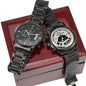 My Hero Dad - Engraved Black Chronograph Watch