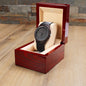 "Time may pass, but my love for you will never fade" Wood Watch,Engraved Watch,Wooden Watch,Groomsmen Watch,Mens Watch,Boyfriend Gift for Men, Soulmate, Wedding Anniversary Gift for Him