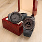My Hero Dad - Engraved Wooden Watch