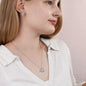 Gift4Happiness To My Daughter from Dad "if they whisper to you you can't withstand the storm whisper I am the storm" Earring & Necklace SET