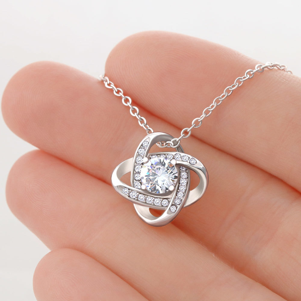 To My Soulmate Love Knot Necklace, Anniversary Gift for Soulmate, Soulmate Birthday, Soulmate Necklace, Valentines Day Gift For Soulmate