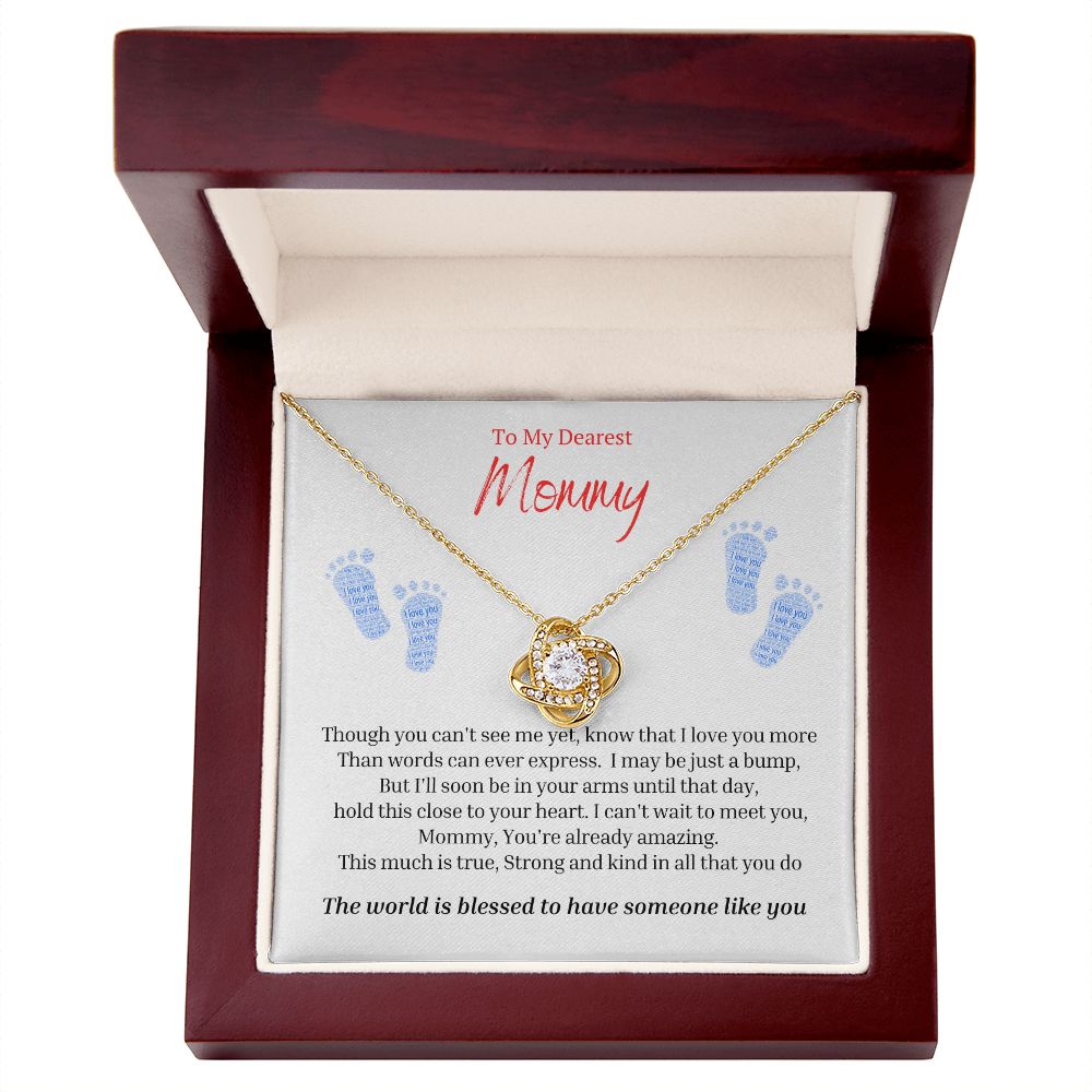 To My Mommy Mom to Be Baby Feet, Baby Shower Gift, Expecting Mother Pregnancy Gift
