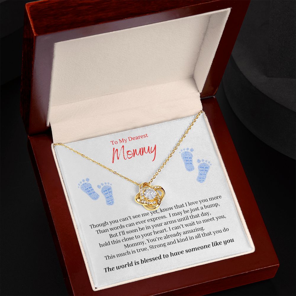 To My Mommy Mom to Be Baby Feet, Baby Shower Gift, Expecting Mother Pregnancy Gift