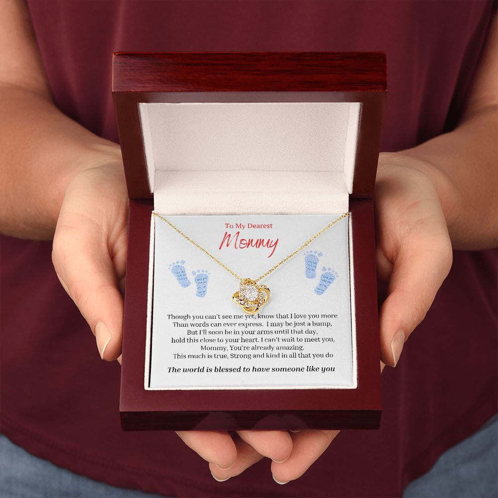 To My Mommy Mom to Be Baby Feet, Baby Shower Gift, Expecting Mother Pregnancy Gift