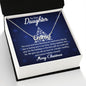 TO OUR DAUGHTER "The most precious blessing we experience day by day is having you in our lives" Personalized Name Necklace