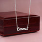 To My mom from your tummy Personalized Name Necklace