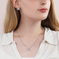 Gift4Happiness To My Daughter from Dad "if they whisper to you you can't withstand the storm whisper I am the storm" Earring & Necklace SET