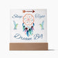 Magical birds Dreamcatcher Acrylic Night Light for Kids - Chase Dreams with Light