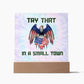 Try That In A Small Town - Tie Dye Night light, Country Music acrylic plaque, Small Town, Country Girl, Jason Aldean