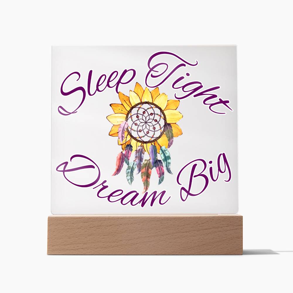 Magical Dreamcatcher Acrylic Night Light for Kids - Chase Dreams with Light