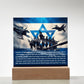 Strength Through Prayer: Jewish Blessing for Israeli Soldiers Acrylic plaque