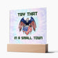 Try That In A Small Town - Tie Dye Night light, Country Music acrylic plaque, Small Town, Country Girl, Jason Aldean