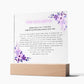 Neuro-Enhanced Shabbat Candle Blessing - Illuminate Your Space with Jewish Blessings Acrylic Plaque