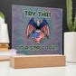 Try That In A Small Town - Tie Dye Night light, Country Music acrylic plaque, Small Town, Country Girl, Jason Aldean