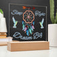 Magical birds Dreamcatcher Acrylic Night Light for Kids - Chase Dreams with Light