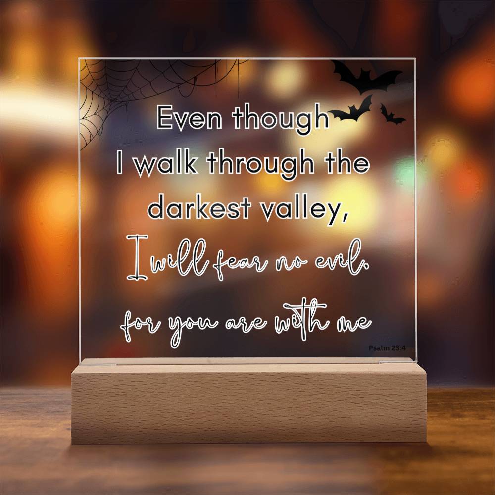 Bible Verse LED light, Favorite Bible Verse Gift, Christian Home Decor, Faith Based Decor, Religious LED Night Light , New Home Gift, Christmas Gift Christian Acrylic Plaque