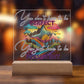 "Empower Your Resilience - Inspirational Acrylic Plaque for Mental Health and Positivity"