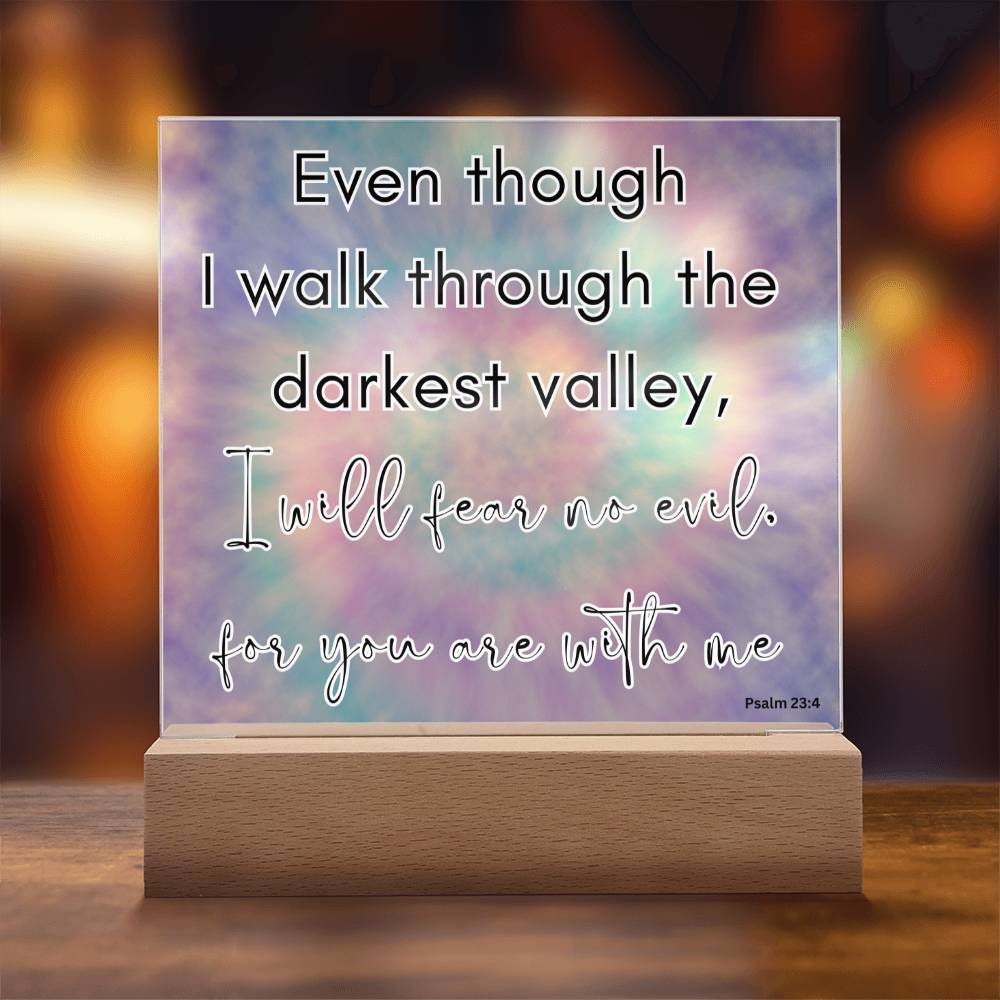 Tie Dye Bible Verse LED light, Favorite Bible Verse Gift, Christian Home Decor, Faith Based Decor, Religious LED Night Light , New Home Gift, Christmas Gift Christian Acrylic Plaque