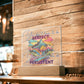 "Empower Your Resilience - Inspirational Acrylic Plaque for Mental Health and Positivity"