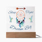 Magical birds Dreamcatcher Acrylic Night Light for Kids - Chase Dreams with Light