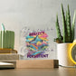 "Empower Your Resilience - Inspirational Acrylic Plaque for Mental Health and Positivity"