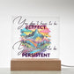 "Empower Your Resilience - Inspirational Acrylic Plaque for Mental Health and Positivity"