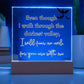 Bible Verse LED light, Favorite Bible Verse Gift, Christian Home Decor, Faith Based Decor, Religious LED Night Light , New Home Gift, Christmas Gift Christian Acrylic Plaque