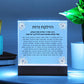 Neuro-Enhanced Shabbat Candle Blessing Acrylic Plaque - Illuminate Your Space with Jewish Blessings