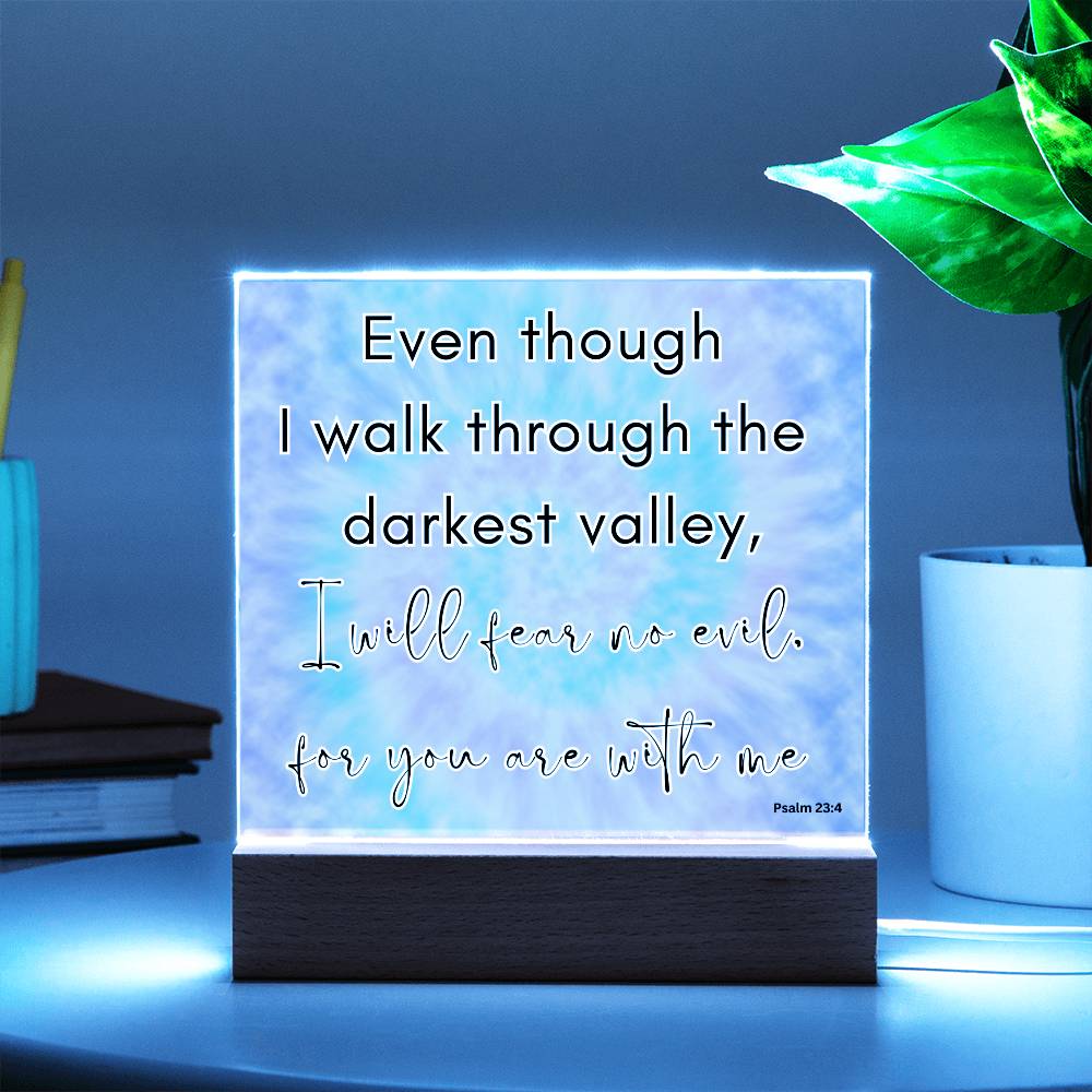 Tie Dye Bible Verse LED light, Favorite Bible Verse Gift, Christian Home Decor, Faith Based Decor, Religious LED Night Light , New Home Gift, Christmas Gift Christian Acrylic Plaque