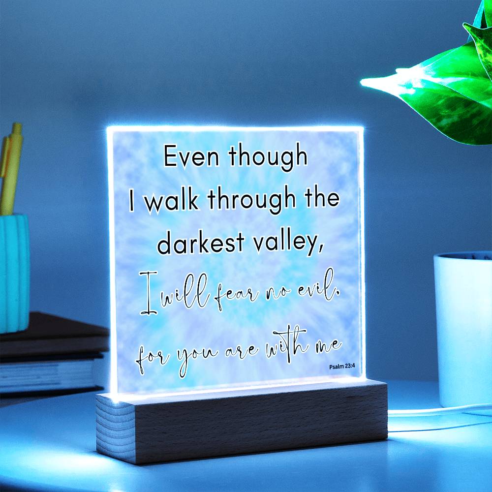 Tie Dye Bible Verse LED light, Favorite Bible Verse Gift, Christian Home Decor, Faith Based Decor, Religious LED Night Light , New Home Gift, Christmas Gift Christian Acrylic Plaque