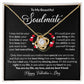 To My Soulmate Love Knot Necklace, Anniversary Gift for Soulmate, Soulmate Birthday, Soulmate Necklace, Valentines Day Gift For Soulmate