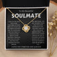 To My Beautiful SOULMATE  "I WANT ALL MY LASTS TO BE WITH YOU" Necklace