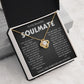 To My Beautiful SOULMATE  "I WANT ALL MY LASTS TO BE WITH YOU" Necklace