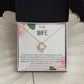 To My Wife Necklace, Anniversary Gift for Wife , Wife Birthday, Wife Necklace, Valentines Day Gift For Wife