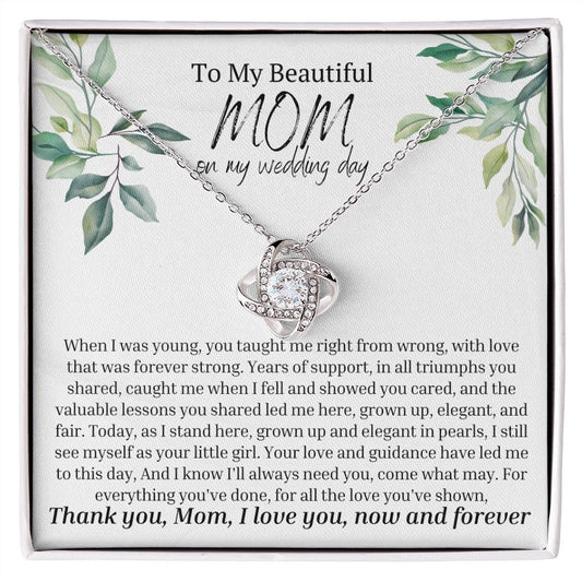 Mother Of The Bride Gift From Daughter Mother Of The Bride Necklace From Bride Gift Mom Of Bride Present To Mom From Bride Gifts
