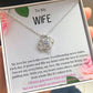 To My Wife Necklace, Anniversary Gift for Wife , Wife Birthday, Wife Necklace, Valentines Day Gift For Wife