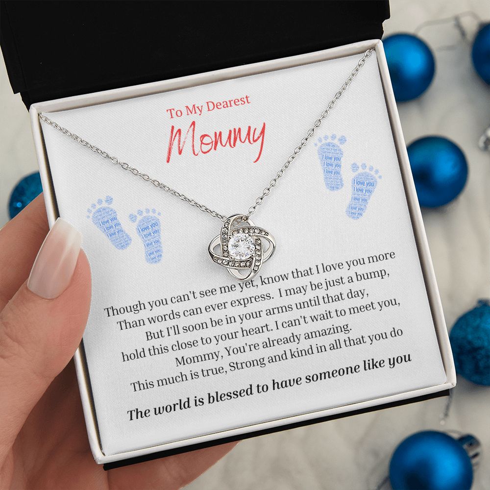 To My Mommy Mom to Be Baby Feet, Baby Shower Gift, Expecting Mother Pregnancy Gift